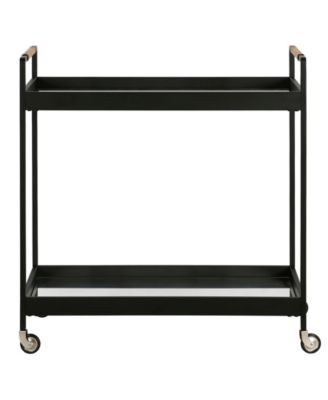 Riyo 33" Wide Rectangular Bar Cart