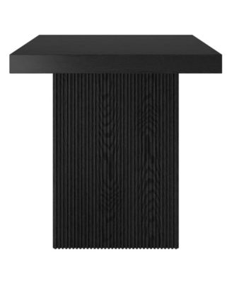 Torren 22" Wide Square Fluted Side Table