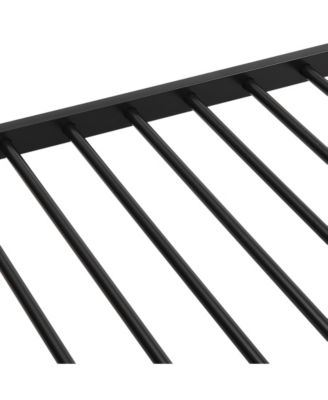 Full Over Full with trundle Metal Bunk Bed, No Box Spring Needed, Easy Assemble