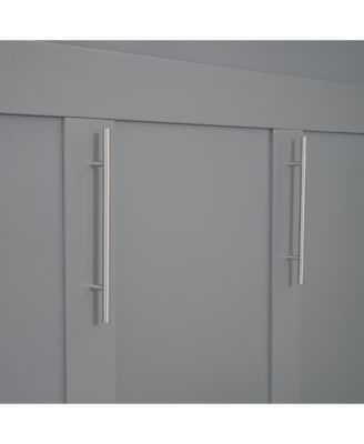 Murphy Bed Wall Bed With Shelves, Drawers LED