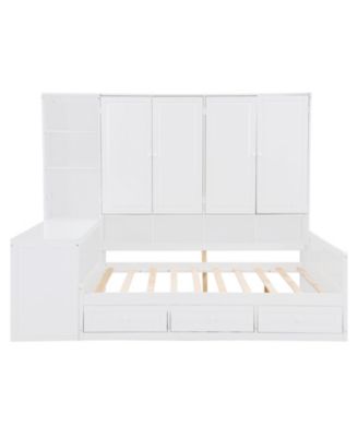 Daybed with Drawers & All-in-One Cabinet