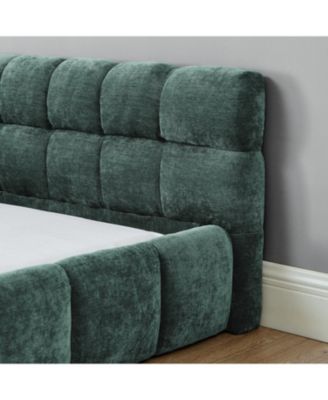 King Upholstered Platform Bed Frame