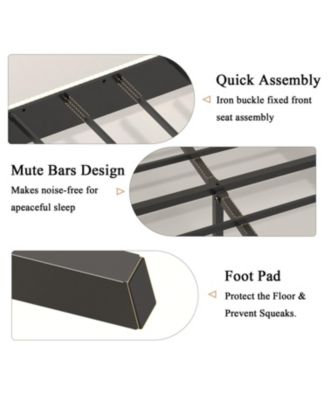 King Bed Frame Bandaged Headboard