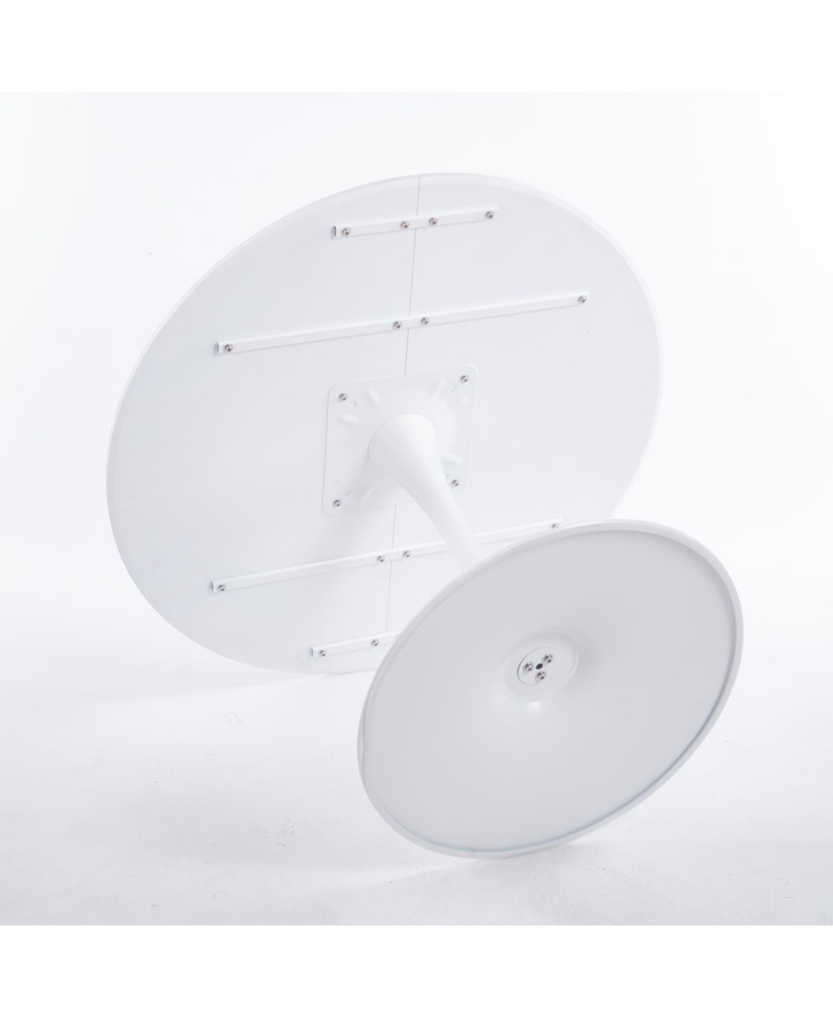 Streamdale Furniture White Tulip Dining Table - Mid-Century Modern