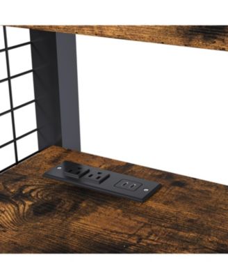 Loft Bed w/Desk & Wardrobe - Metal Frame, Stairs, Storage