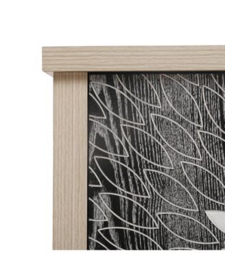 Streamdale Carved 2-Door Storage Cabinet with Adjustable Shelf