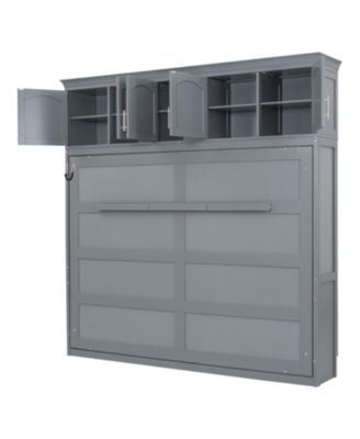 Murphy Bed Wall Bed with Top Cabinets