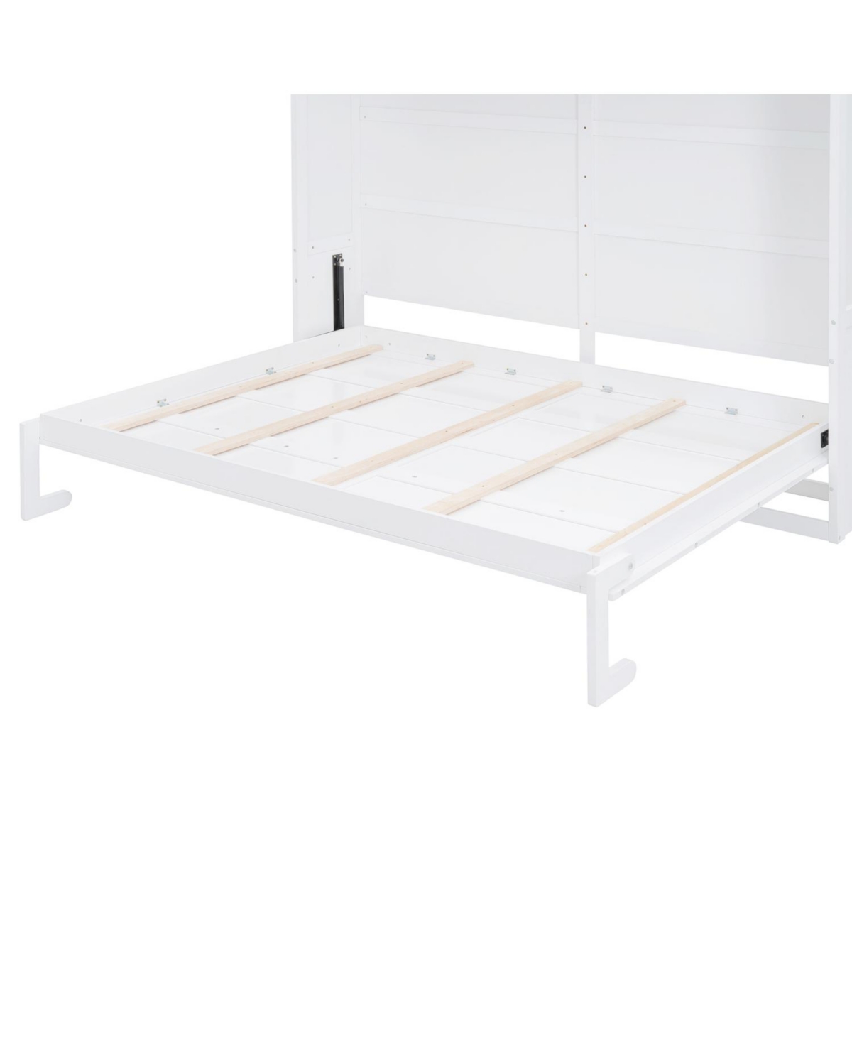 Streamdale Furniture Queen Size Murphy Bed Wall Bed with Top Shelves & Usb