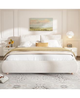 Streamdale Upholstered Platform Bed with Pillow