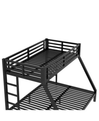 Metal Twin XL/Queen Bunk Bed