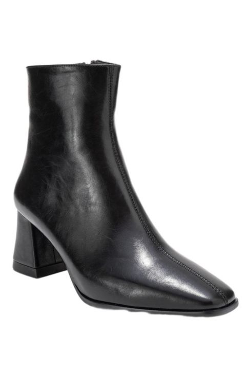 Женские ботинки Prologue Shoes Arven Block Heel Boot, цвет: Чёрная искусственная кожа