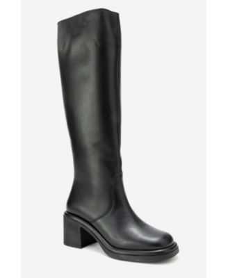 Women Fros Leather Knee High Boot