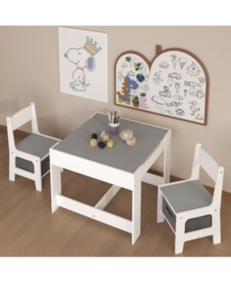 Streamdale Furniture Kids 3-in-1 Activity Table & Chair Set with ...