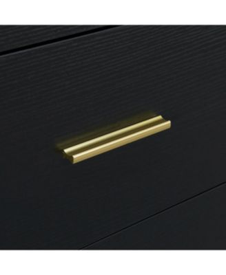 Streamdale Black 9-Drawer Dresser - Modern Bedroom Storage