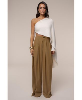 Women's Polished Pleat Trouser