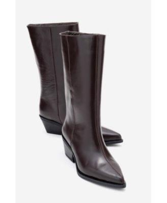 Forever & Always  Women's Shoes Juana Leather Pointed Toe Boot (Women)