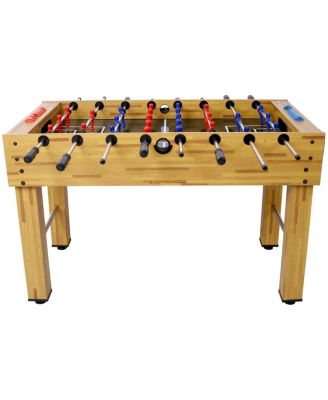 Rbied MDF Foosball Table with Steel Rods,  Modern Foosball Table with Non-Slip Handles for Adults, Indoor Soccer Game Table