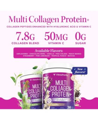 Multi Collagen Protein + Matcha, 30 servings