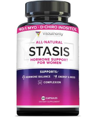 Stasis Women's Health and Hormone Support, Estrogen supplement for Women, Vitauthority, 120ct