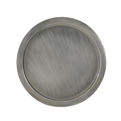 Sparling Modern Hourglass Coffee Table in Brushed Antique Iron