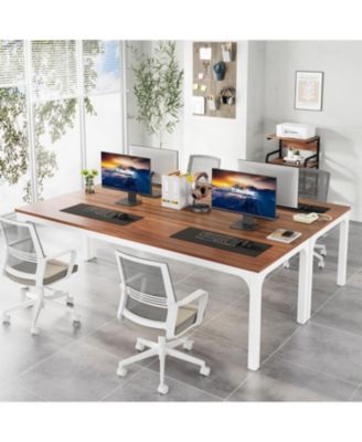 78.7 Inches Extra Long Computer Desk 2 Person Desk, Double Long Desk, Workstaion for Home Office