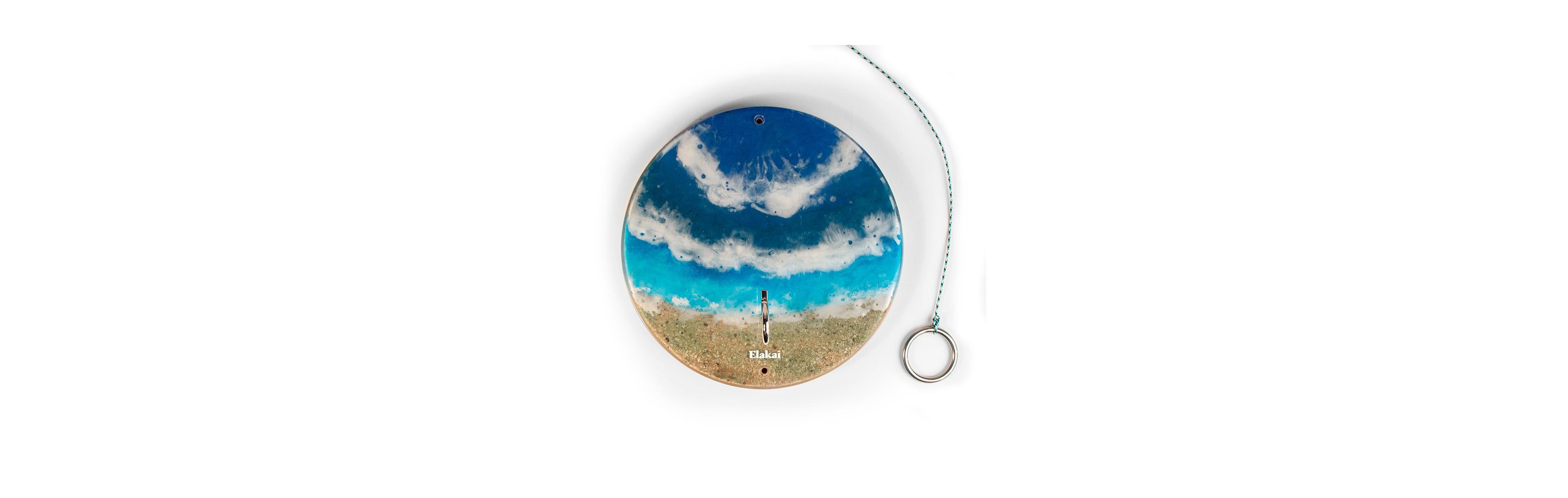 Elakai Hook and Ring Toss Game with Resin and Epoxy Finish | The Beach Hook and Ring Game