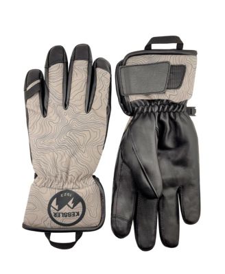 Women's Waterproof Ergo Grip Leather Palm Snow Gloves "ASPEN"