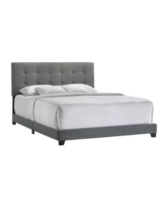 Addyson King UPH Bed in Addyson Gunmetal Fabric