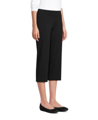 Women's Petite Starfish Mid Rise Pull On Crop Pants
