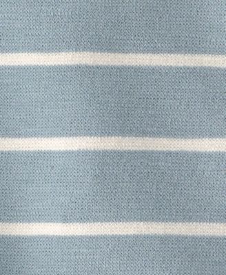 Baby Boys' Striped Round Neck Top and Shorts, 2-Piece Set