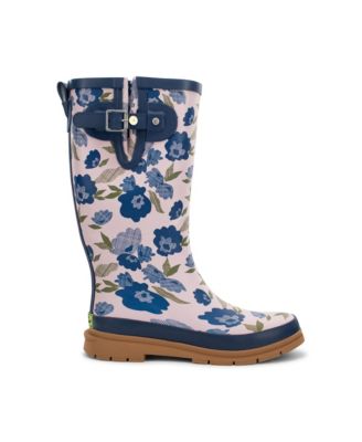 Women's Bold Blossoms Tall Rain Boot