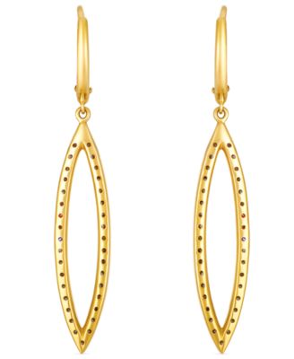 Nude Diamond Drop Earrings (1.74 ct. t.w.) in 14k Honey Gold