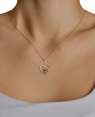 Chocolate Diamond (0.52 ct. t.w.) & Nude Diamond (0.26 ct. t.w.) Stud Earrings in 14k Strawberry Gold