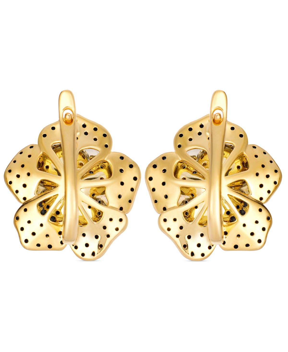 Le Vian Vanilla Diamond (0.34 ct. t.w.) & Blackberry Diamond (1.10 ct. t.w.) Stud Earrings in 14k Honey Gold