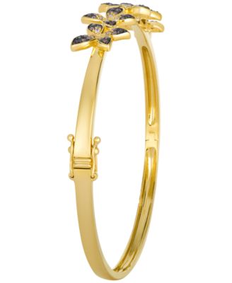 Chocolate Ombr&eacute; Diamond Bangle (0.66 ct. t.w.) in 14k Honey Gold