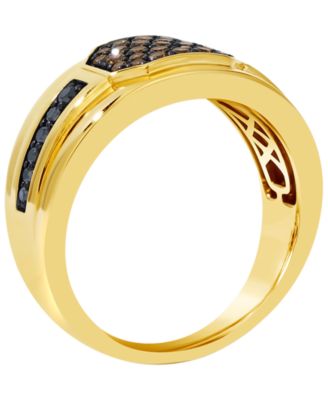 chocolate & Blackberry Diamond Ring (3/4 ct. t.w.) in 14k Honey Gold