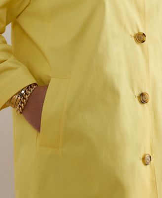 Plus Size Hooded Raincoat