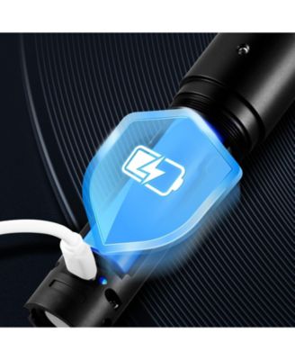 Black Light Up Sword with 12 RGB Colors & Mute Mode, Rechargeable