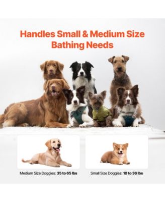 Portable Foldable Elevated Pet Bathtub