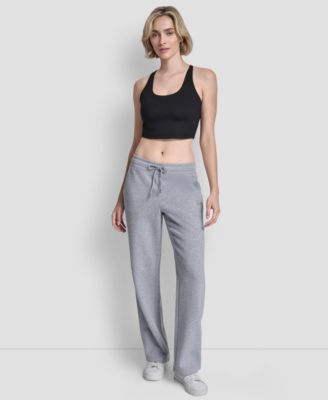 Women's Metallic Bubble Open Leg Pull-On Pants