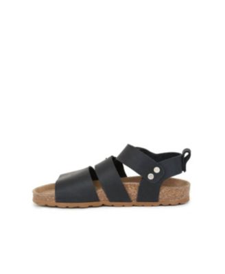 Women's elegant triple strap sandal
