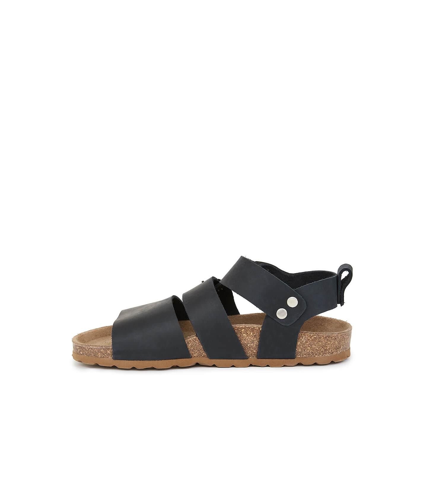 Женские сандалии Celtic & Co. An elegant triple strap sandal, цвет: Тёмно-синий — фото 4