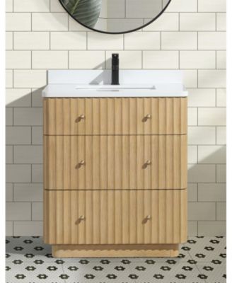 La Jolla 30", Freestanding, Oak Finish