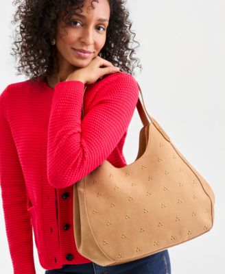 Medium Studded Four Poster Tote Bag