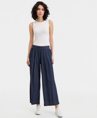 Jeans Women's Pleated-Waist Pants image
