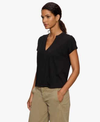 Women's Notched Muscle T-Shirt