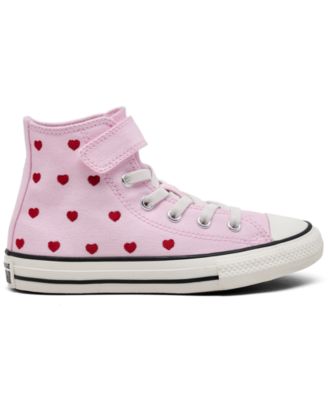 Little Girl's Chuck Taylor All Star Valentine's Day High Top Casual Sneakers from Finish Line