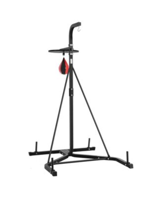 Punching Bag Stand 2-in-1 Heavy Duty Boxing and Speed Bag Stand Holds 140 LB