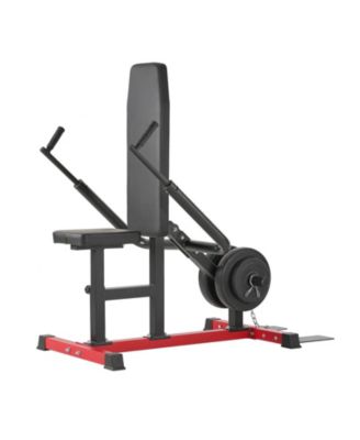 Seated Dip Machine Tricep Bicep Press Down Trainer with Adjustable Seat 450 LB