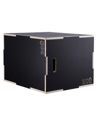 SUGFIT 3-in-1 Plyo Jump Box 30/24/20" Wooden Agility Training Box